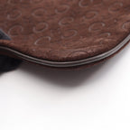 Celine C Blason · Suede Shoulder Bag