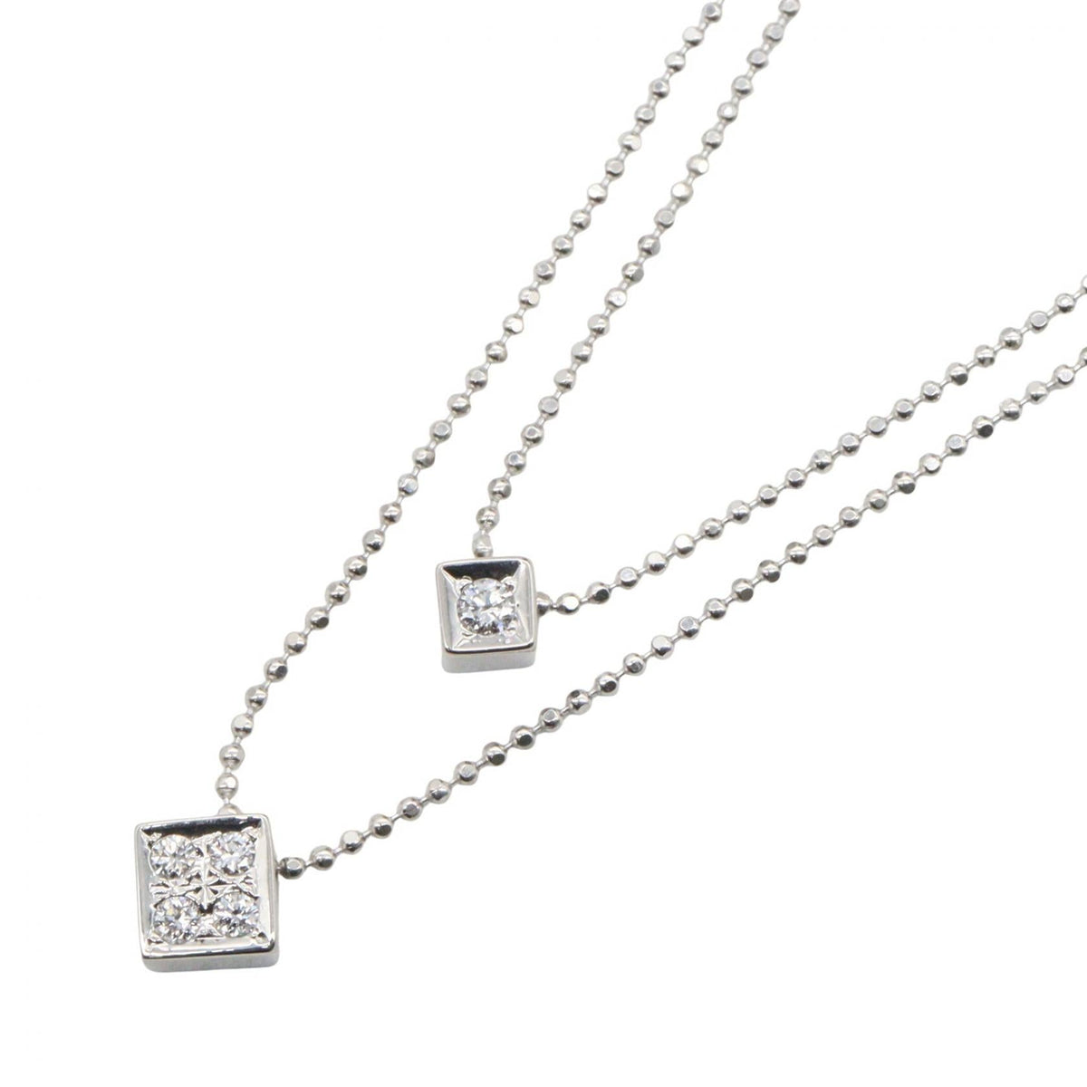 Tasaki Diamond Cube · 18K White Gold