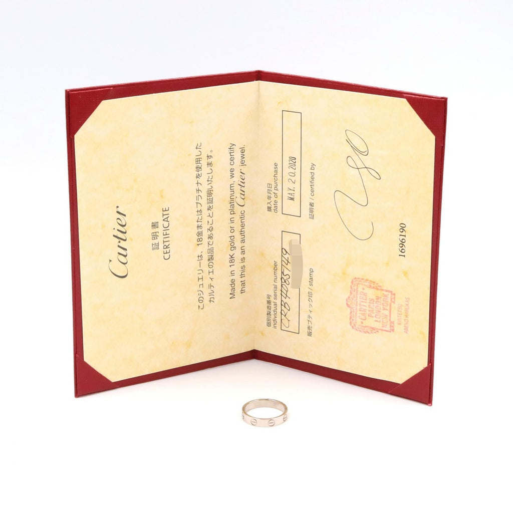 CARTIER Mini Love Ring · 18K White Gold