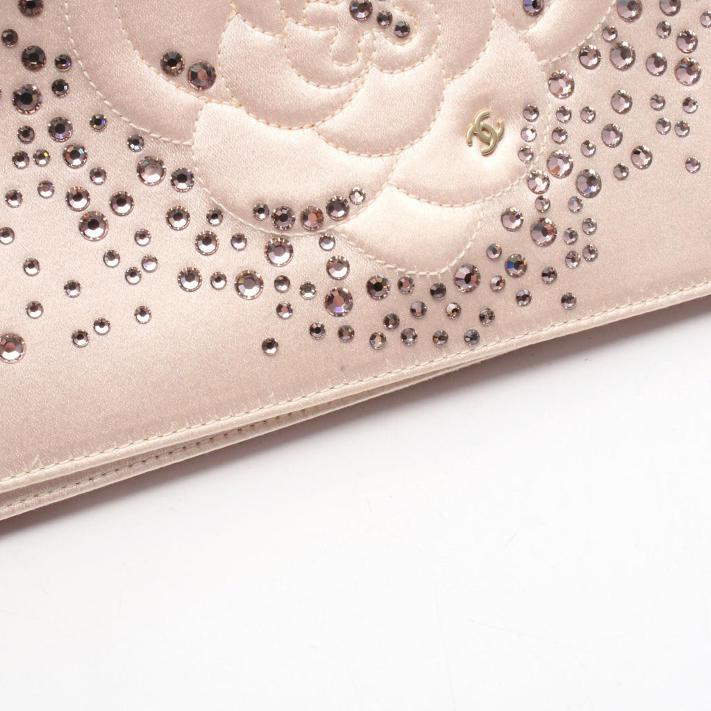 Chanel Camellia · Fabric · Gold Hardware