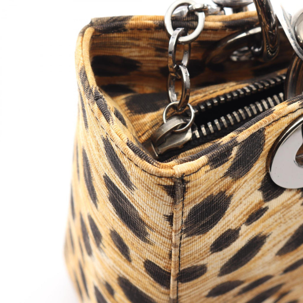 Dior Lady Dior · Leopard Canvas