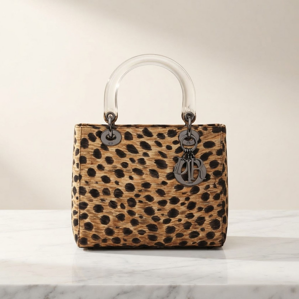 Dior Lady Dior · Leopard Canvas