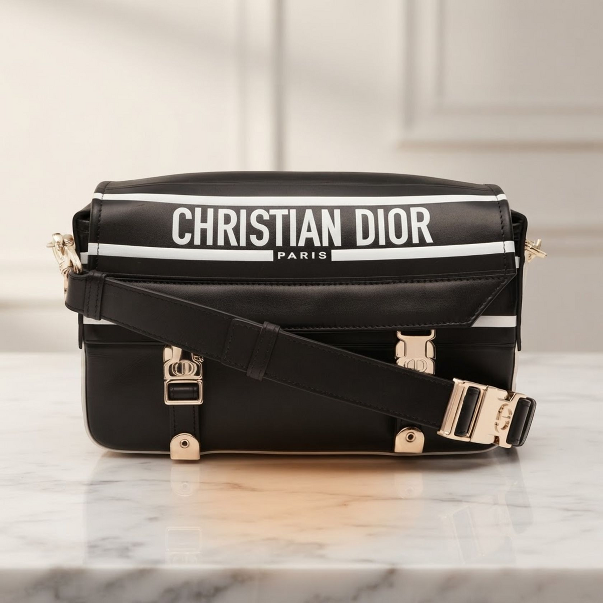 Dior Camp · Two-Tone Leather