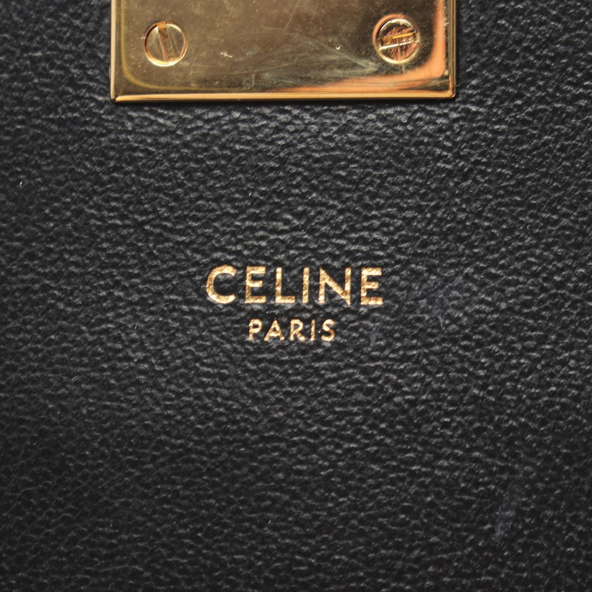 CELINE C Small · Chain Shoulder · Leather