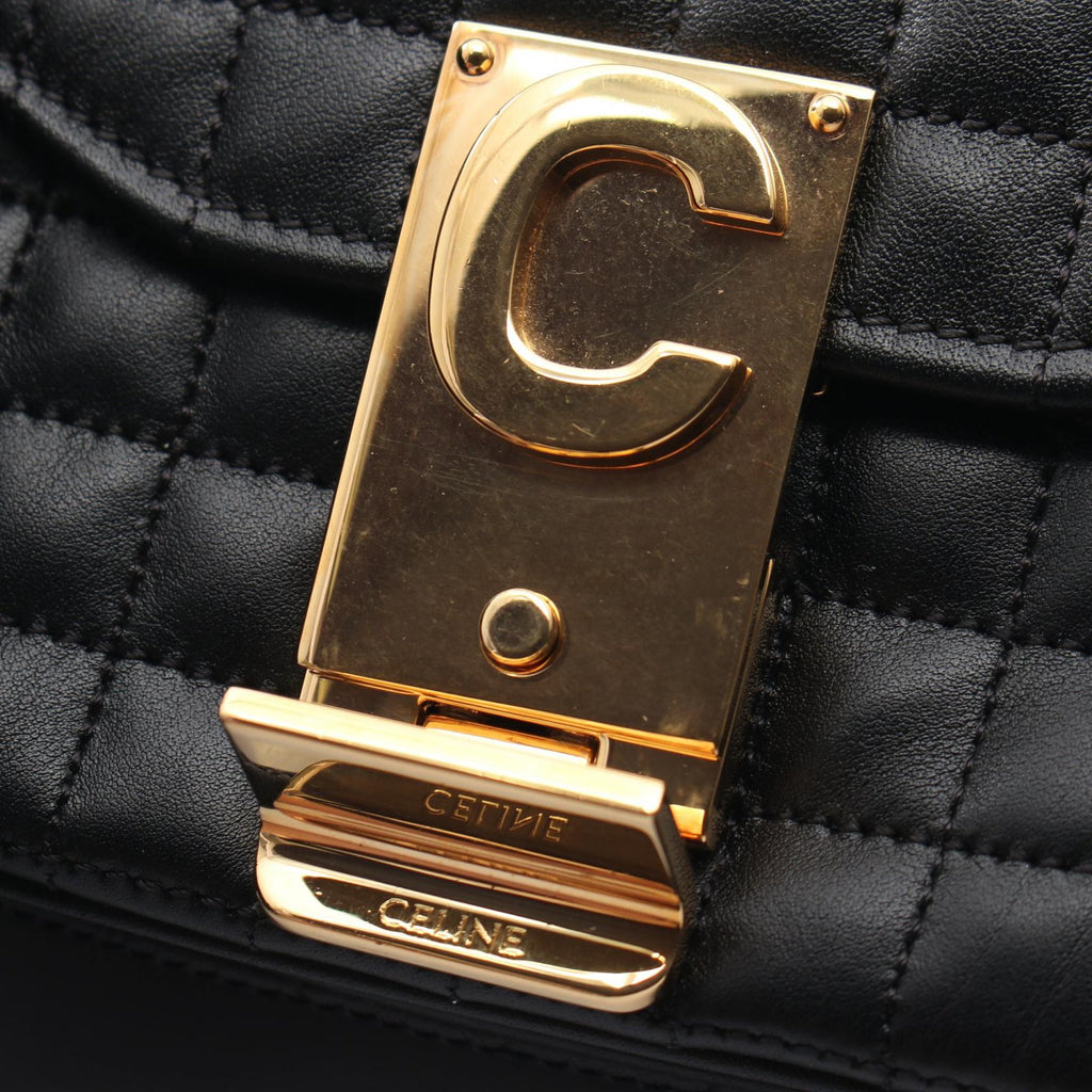 CELINE C Small · Chain Shoulder · Leather