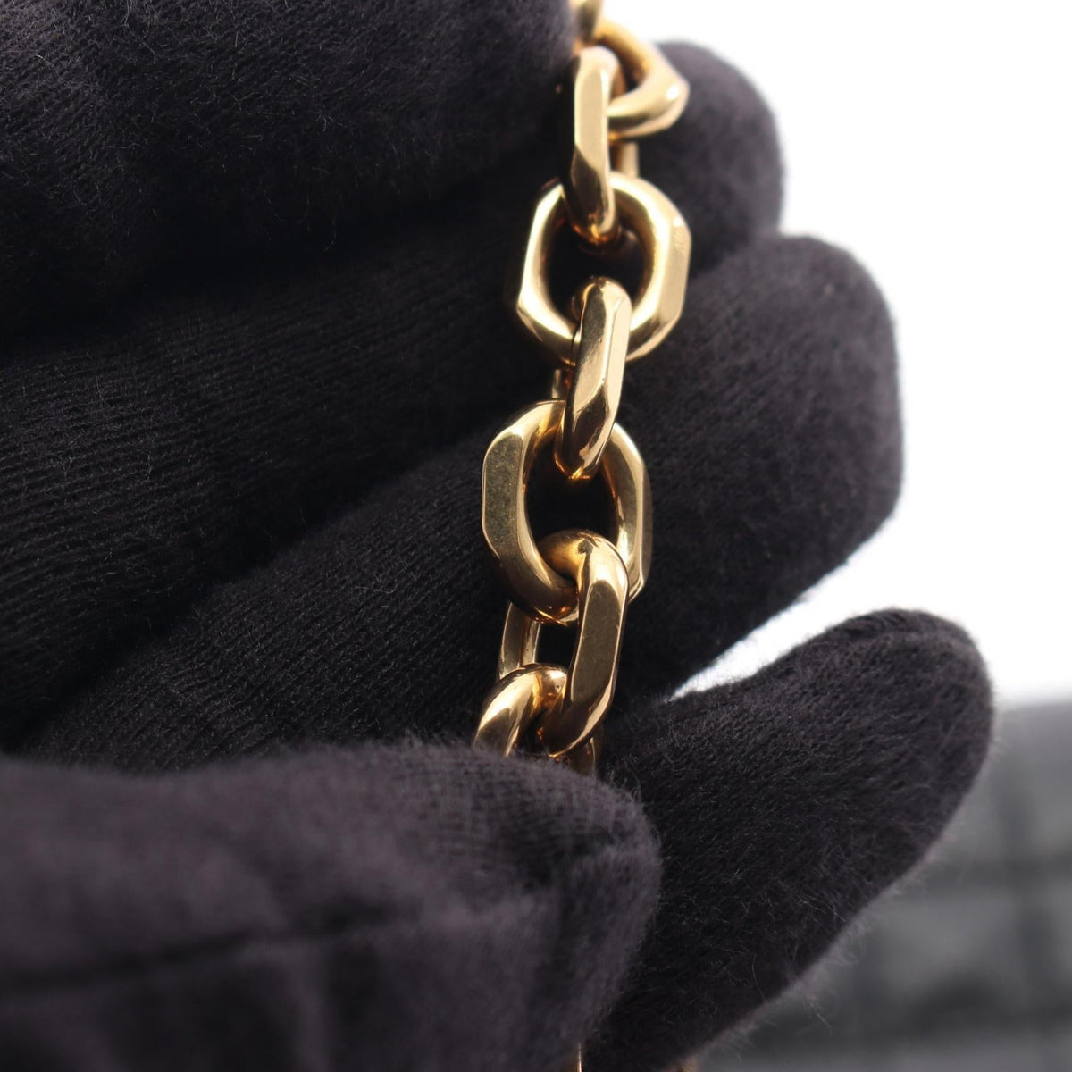 CELINE C Small · Chain Shoulder · Leather