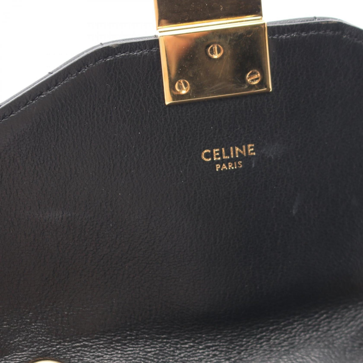 CELINE C Small · Chain Shoulder · Leather