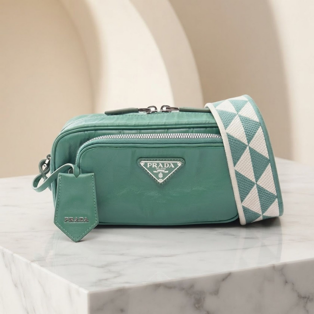 PRADA Nappa Antique · Leather Shoulder Bag