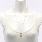Chanel COCO Mark Crystal Drop Necklace