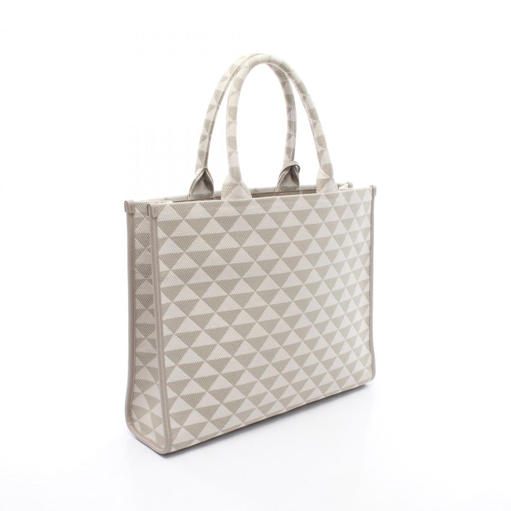 Prada Triangolo · Jacquard Symbol Tote
