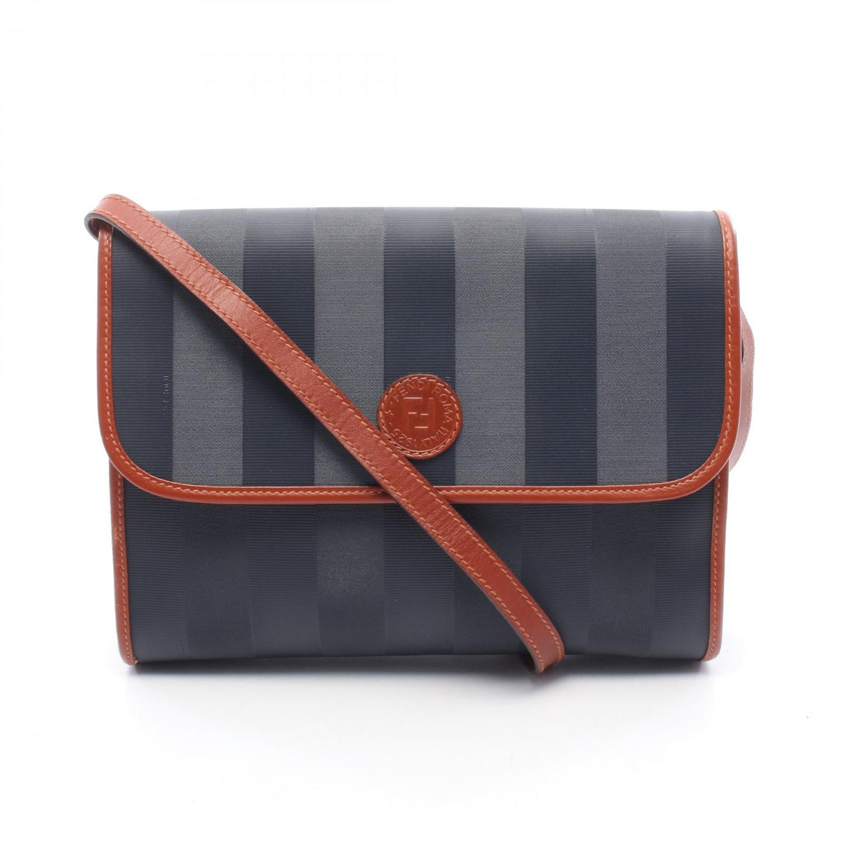 Fendi Pecan · Coated Canvas Crossbody