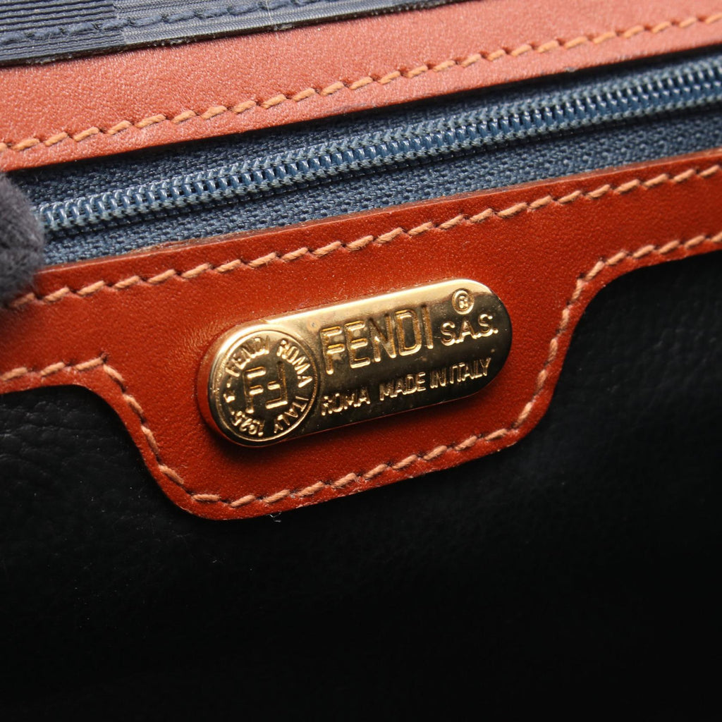 Fendi Pecan · Coated Canvas Crossbody