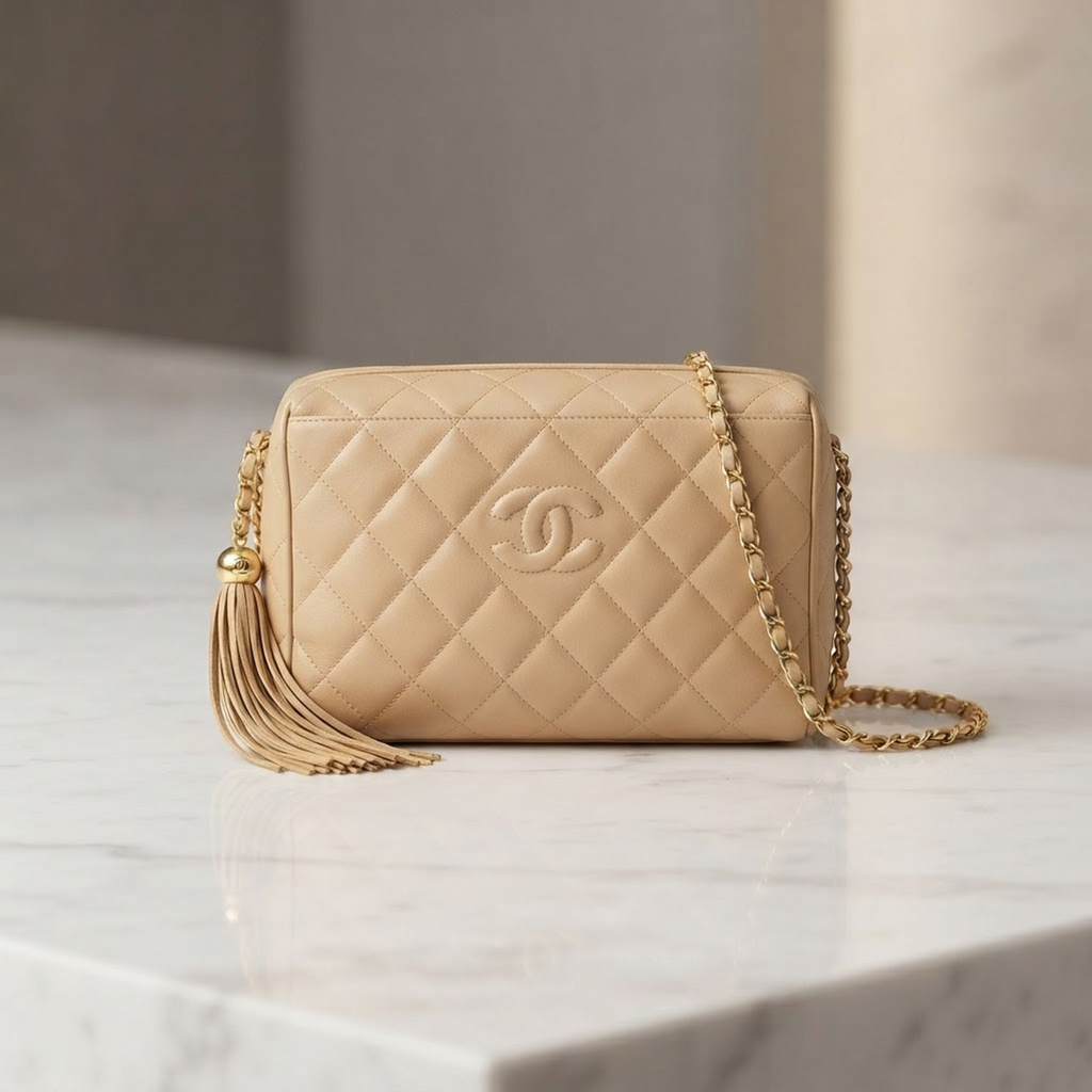 Chanel Matelassé Tassel · Lambskin