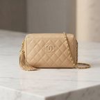 Chanel Matelassé Tassel · Lambskin