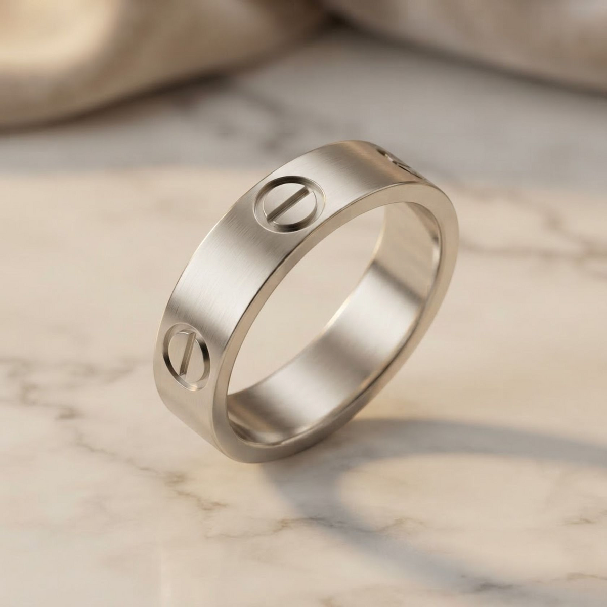 Cartier Love Ring · 18K White Gold