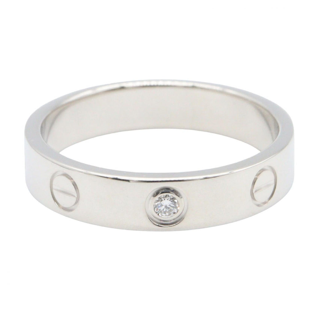 Cartier Mini Love Ring · Diamond · 18K White Gold