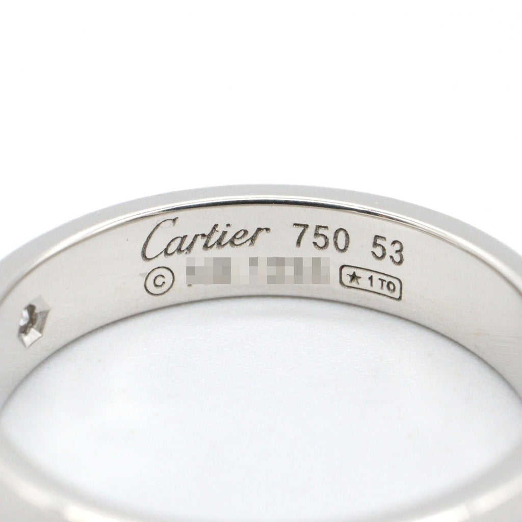 Cartier Mini Love Ring · Diamond · 18K White Gold