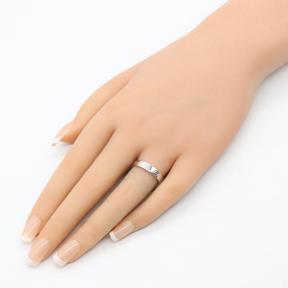 Cartier Mini Love Ring · Diamond · 18K White Gold