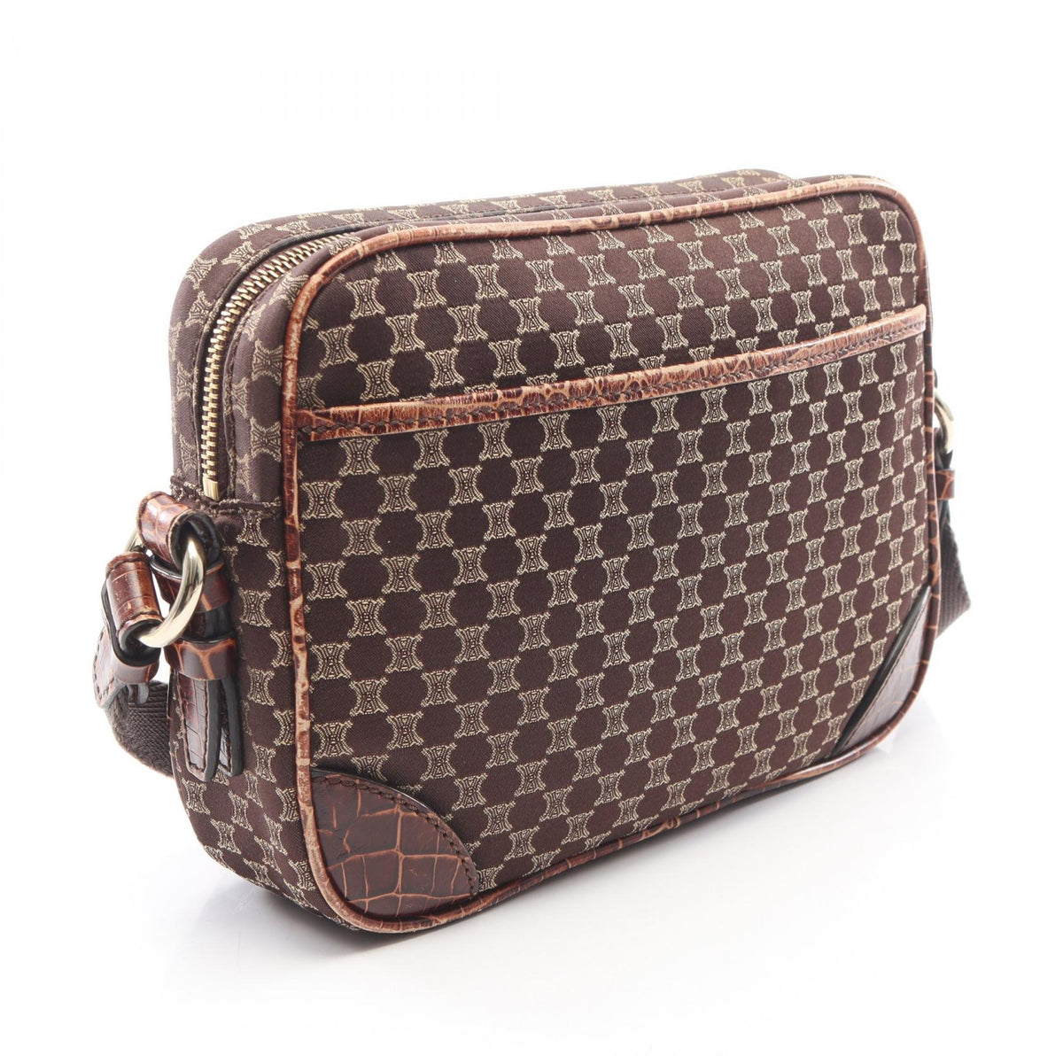 Celine Macadam · Canvas Leather Shoulder