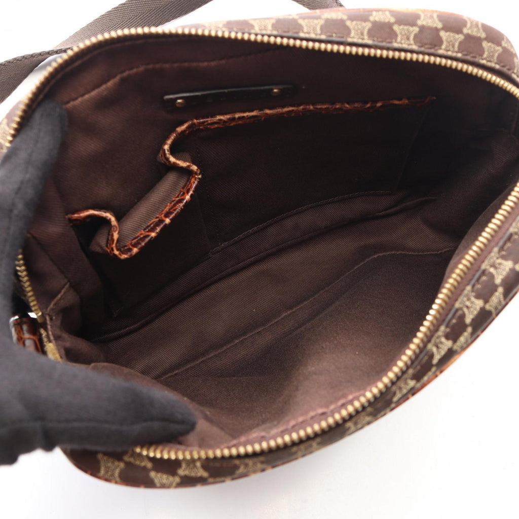 Celine Macadam · Canvas Leather Shoulder