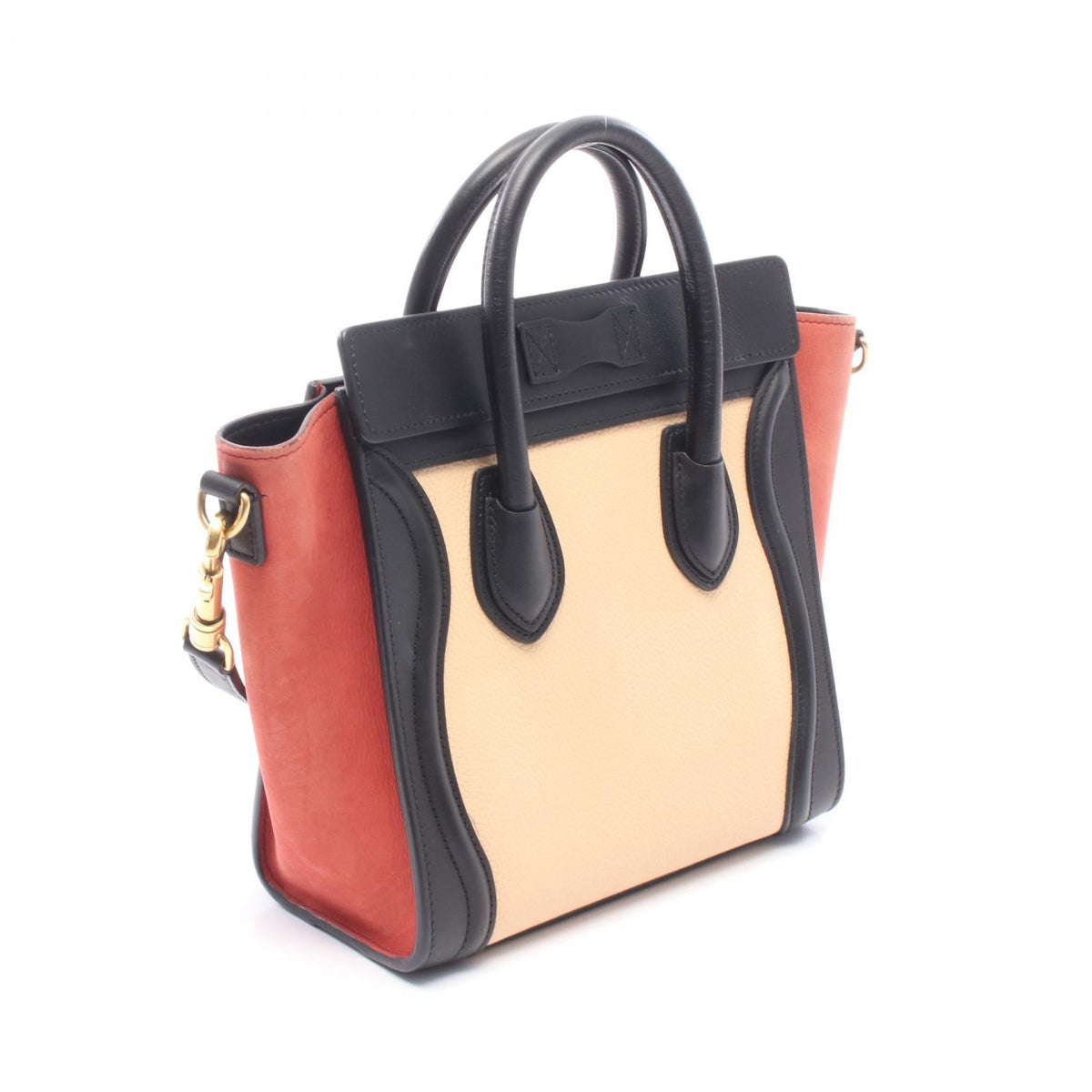 Celine Luggage Nano Shopper · Tricolor