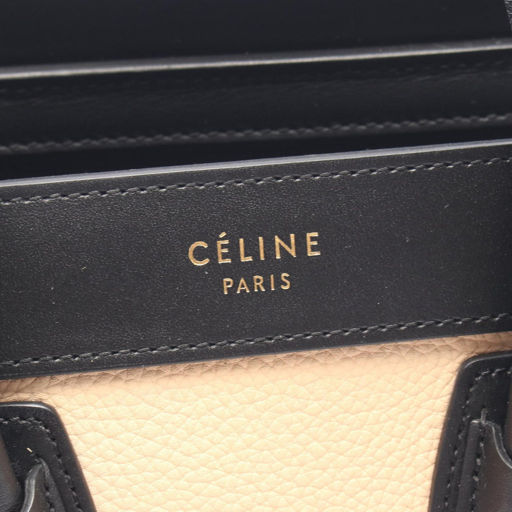 Celine Luggage Nano Shopper · Tricolor