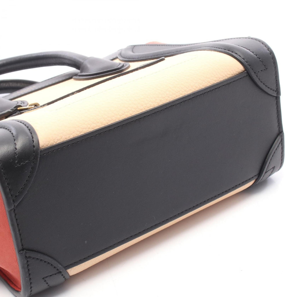 Celine Luggage Nano Shopper · Tricolor