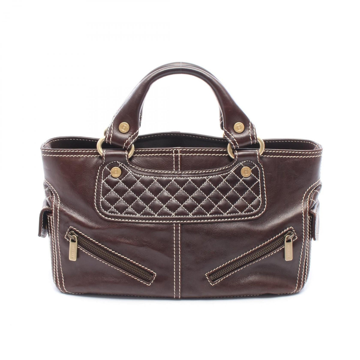 Celine Boogie · Leather Tote