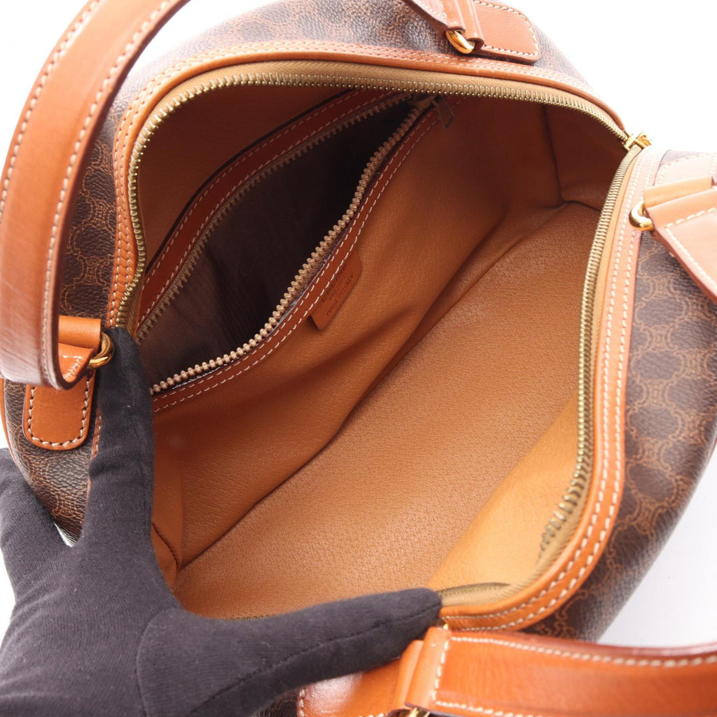 Celine Macadam · Canvas Leather Handbag