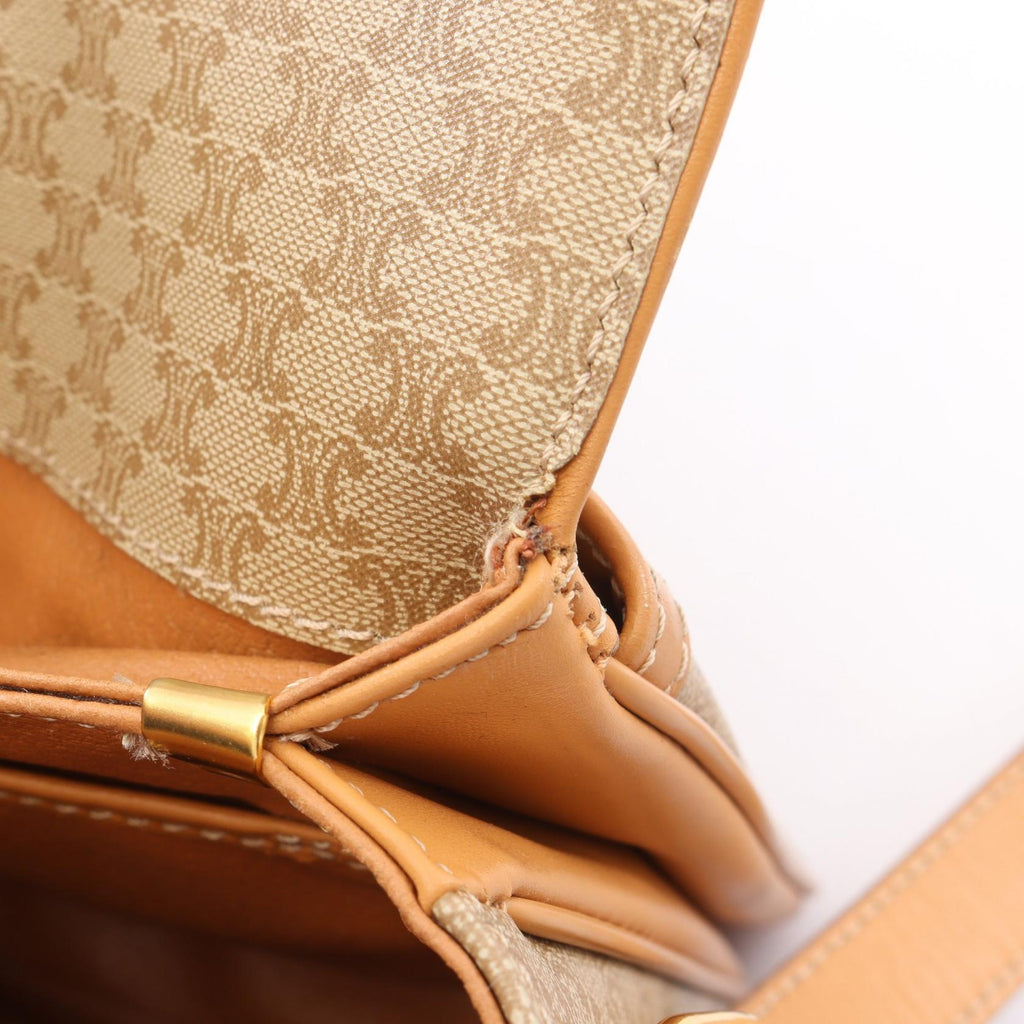 Celine Macadam · Canvas Shoulder Bag