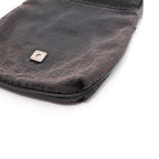 Fendi Zucchino · Canvas Leather Shoulder Bag
