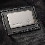 Fendi Zucchino · Canvas Leather Shoulder Bag
