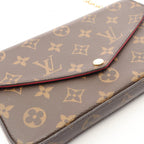 Louis Vuitton Felicie · Monogram Fuschia