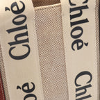 Chloé Woody Small · Canvas Tote