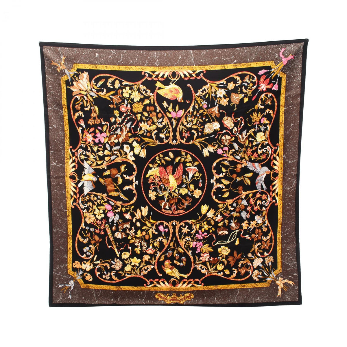 Hermès Carré 90 · Pierres d'Orient · Silk