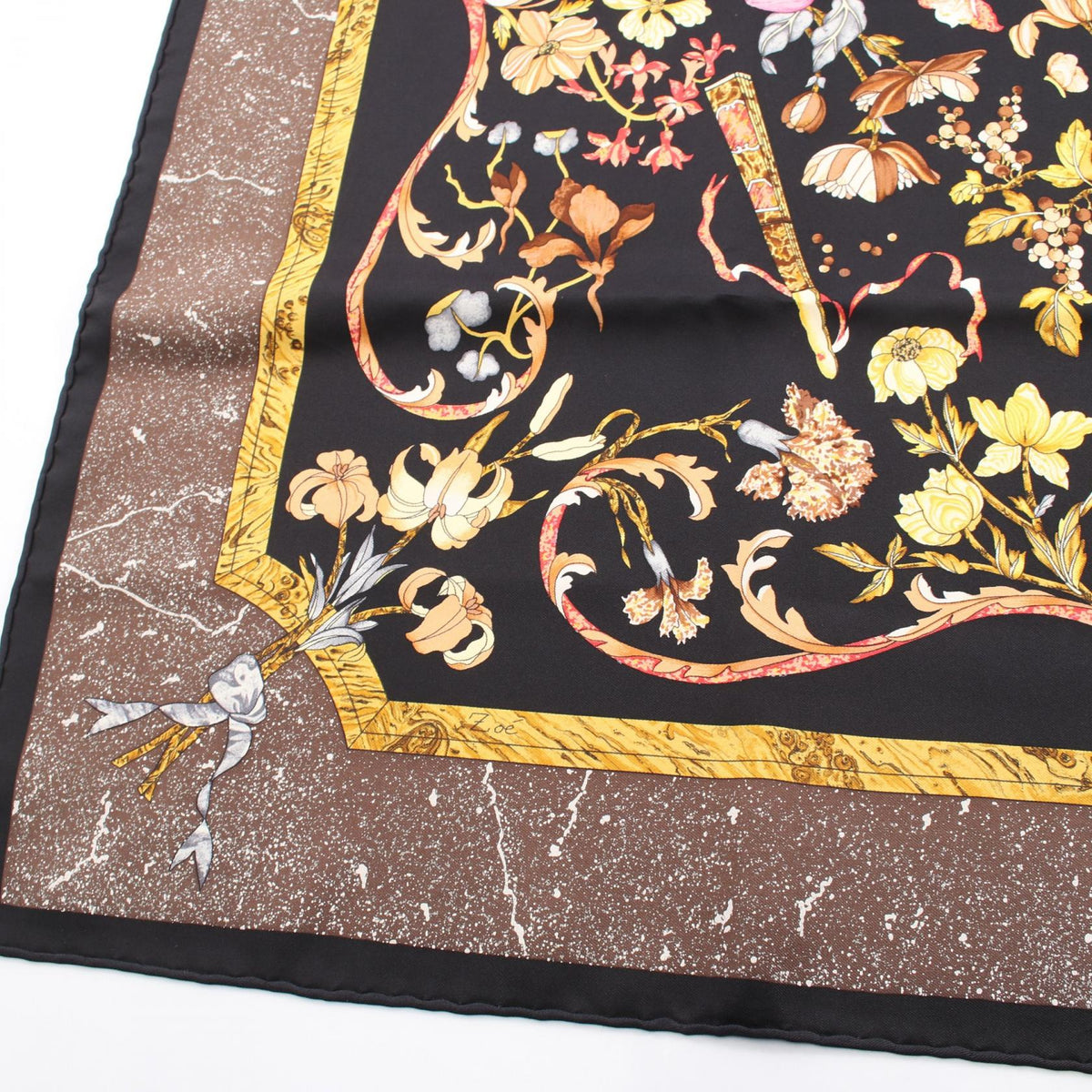 Hermès Carré 90 · Pierres d'Orient · Silk