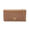 Prada Wallet on Chain · Saffiano Leather