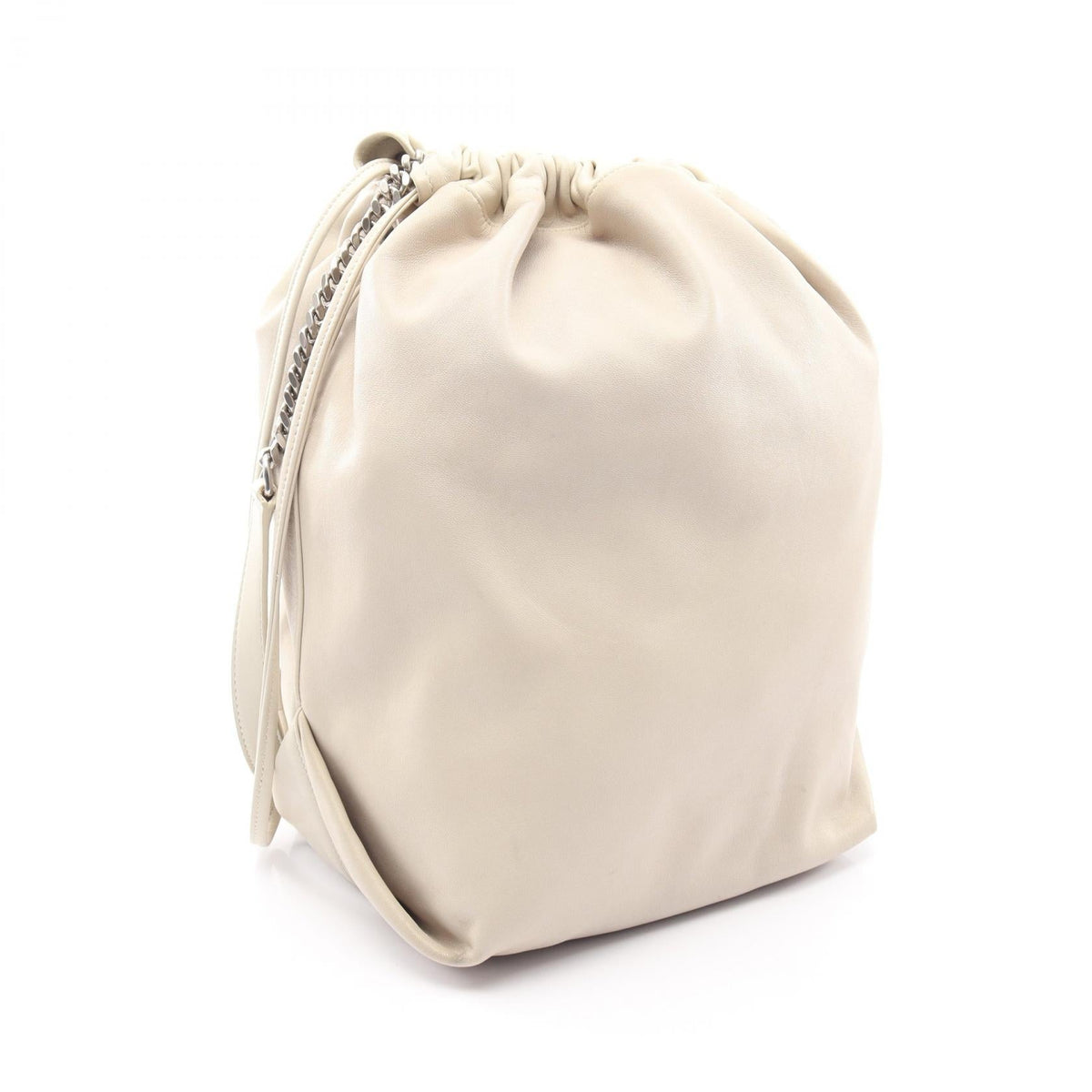 Saint Laurent Teddy · Drawstring Pouch · Leather