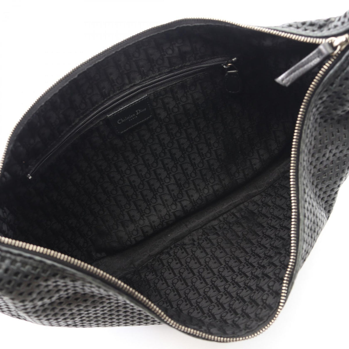 DIOR Mesh Hobo · Leather