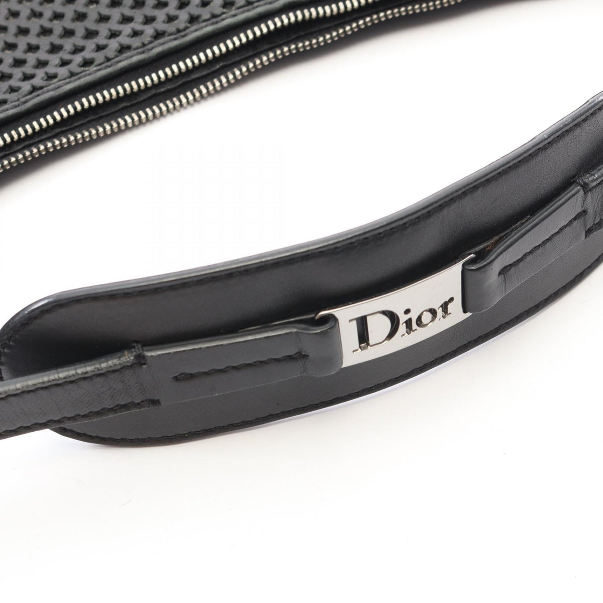 DIOR Mesh Hobo · Leather