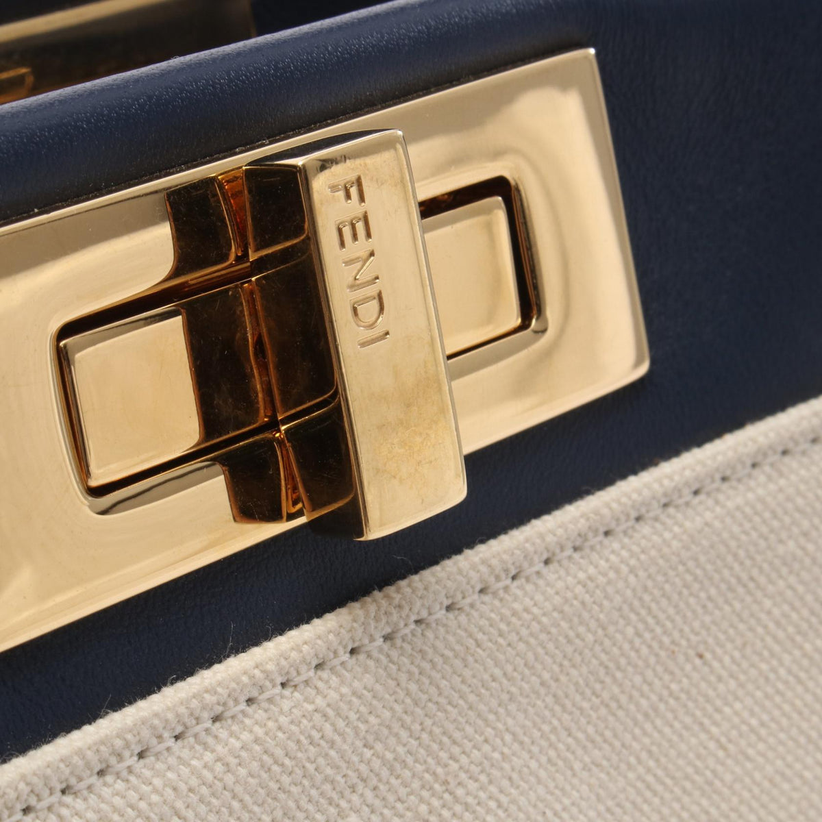 Fendi Peekaboo Regular · Canvas & Leather
