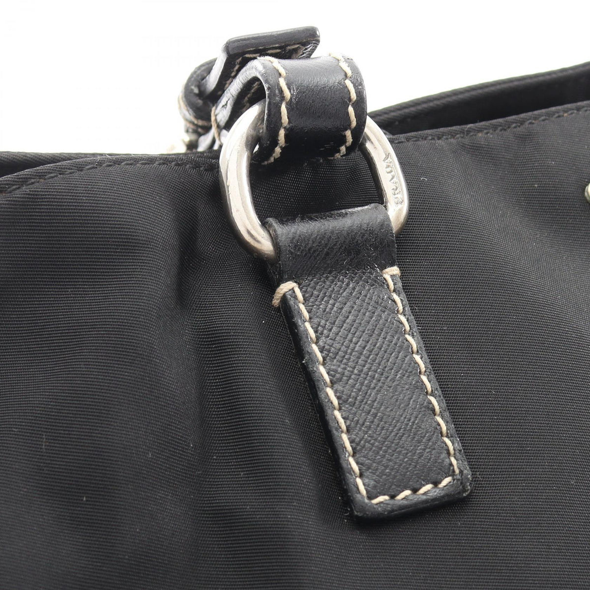 Prada Triangle Logo · Saffiano Nylon Tote