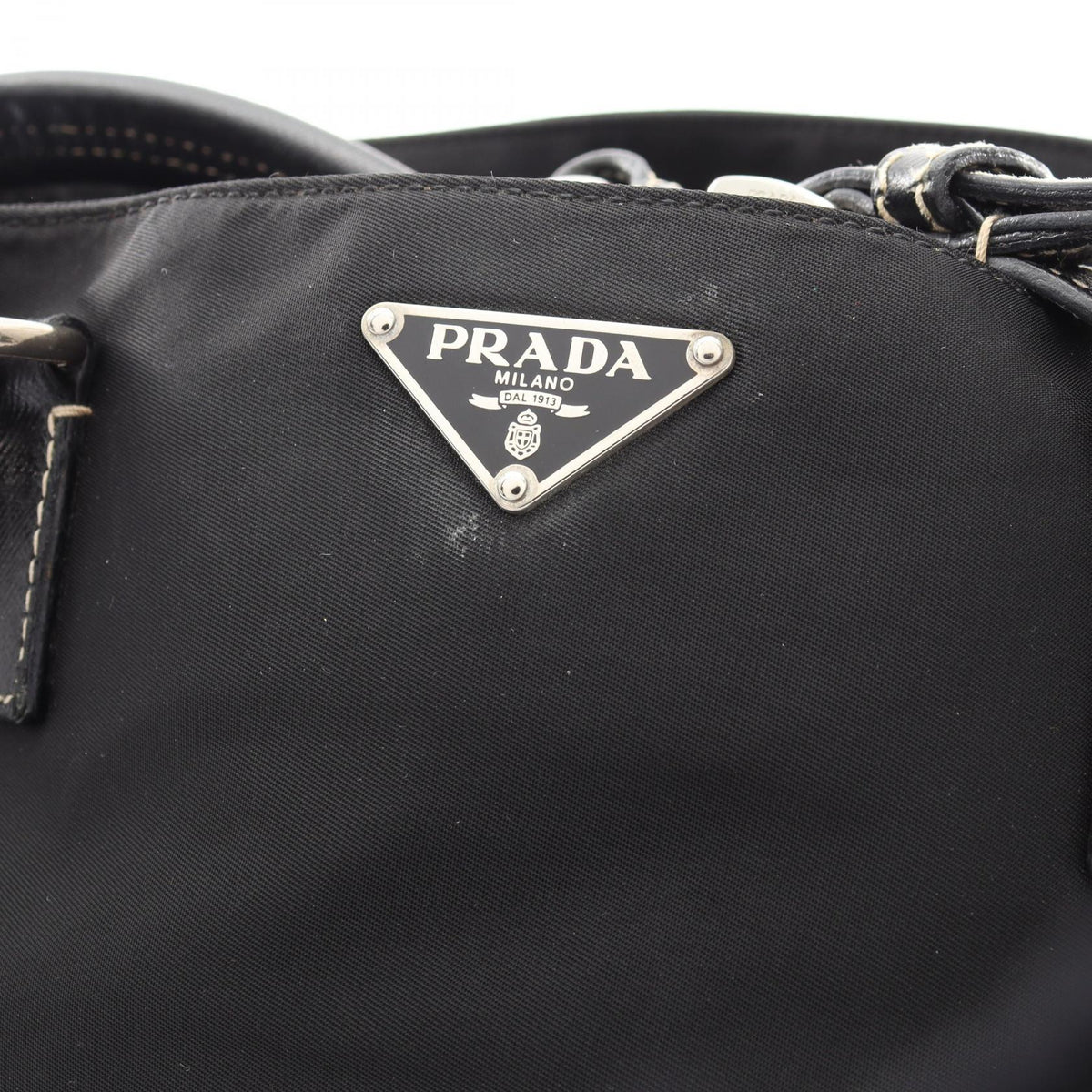 Prada Triangle Logo · Saffiano Nylon Tote