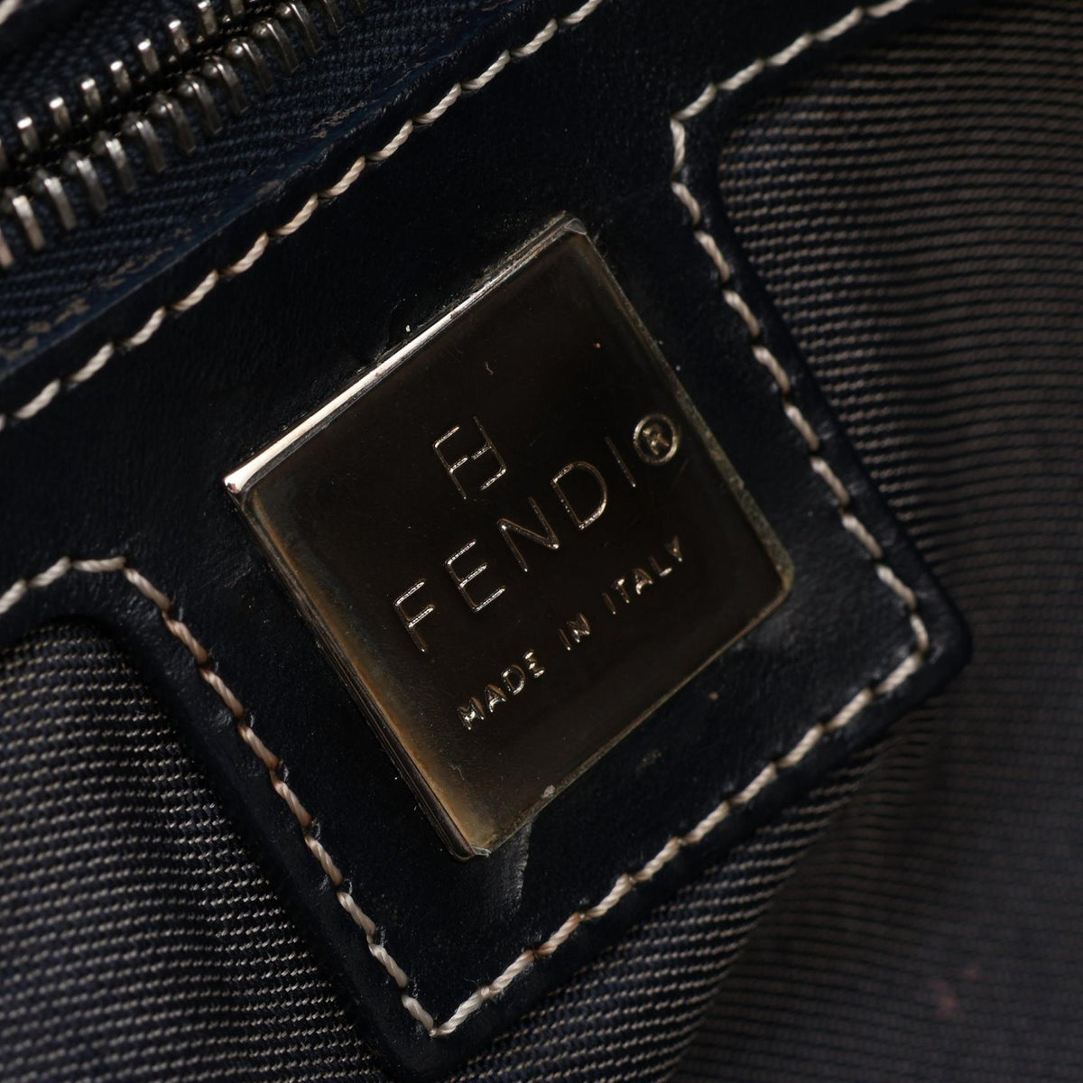 Fendi Mamma Bucket · Canvas Leather