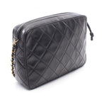 CHANEL Matelassé · Lambskin Chain Shoulder