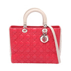 Dior Lady Dior Large · Cannage · Leather