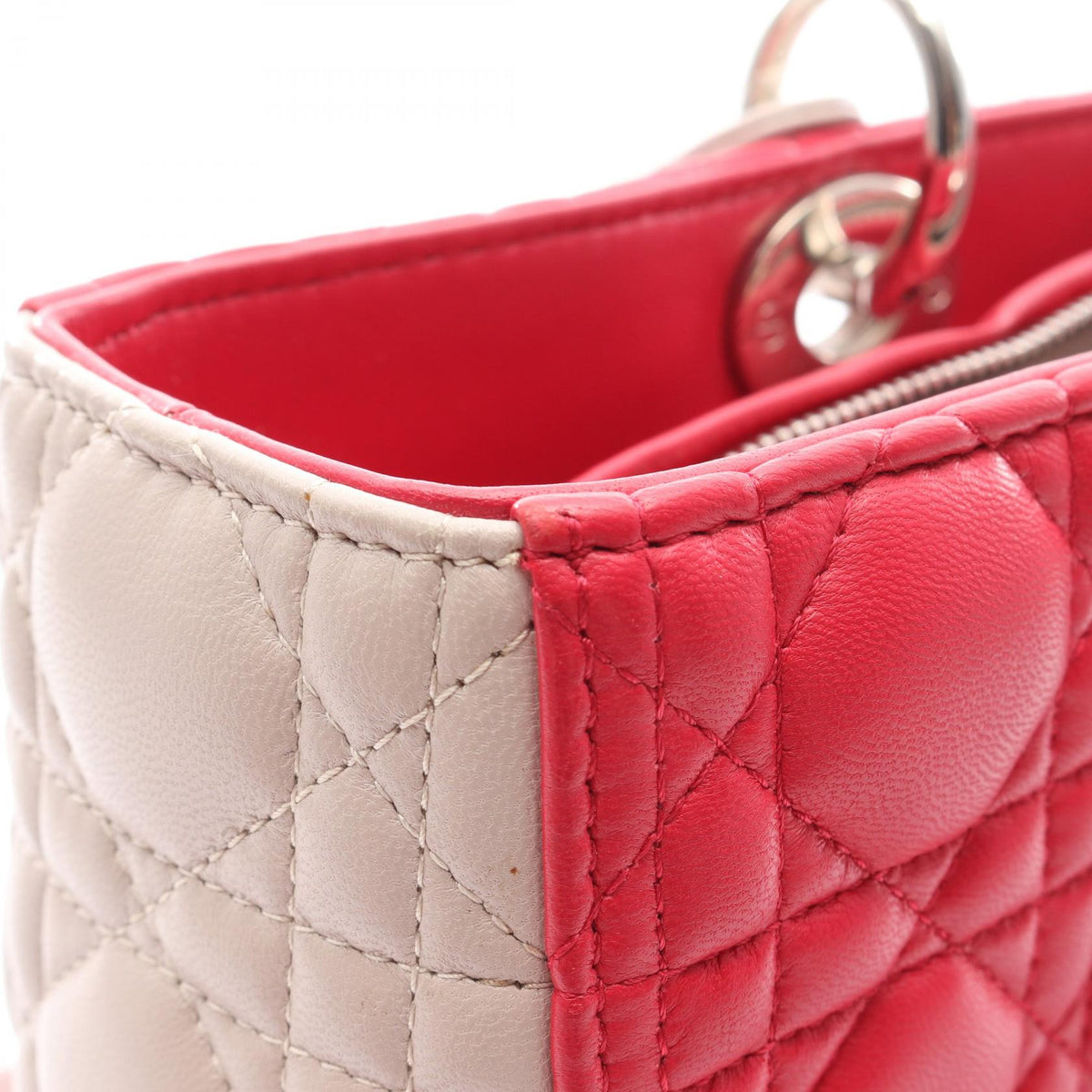 Dior Lady Dior Large · Cannage · Leather