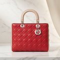 Dior Lady Dior Large · Cannage · Leather