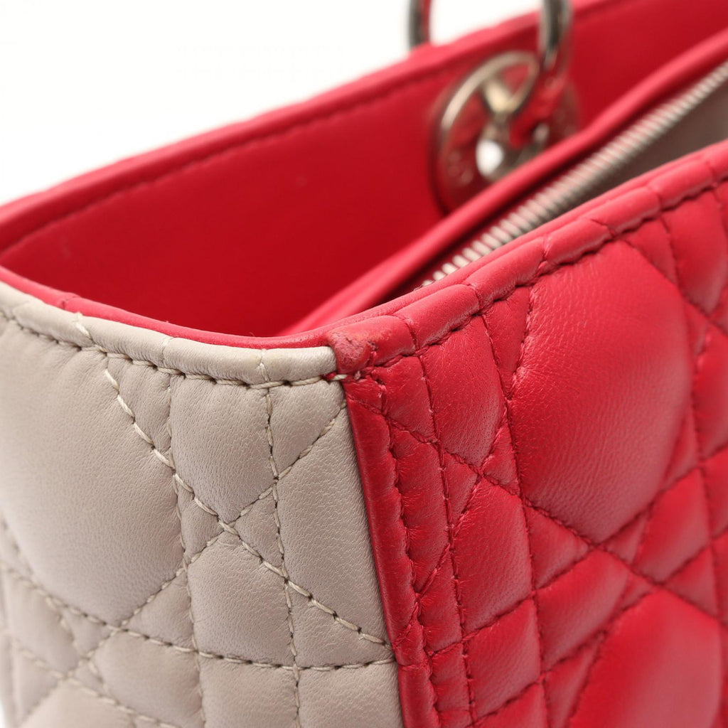 Dior Lady Dior Large · Cannage · Leather