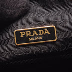 Prada Logo Jacquard · Canvas Leather